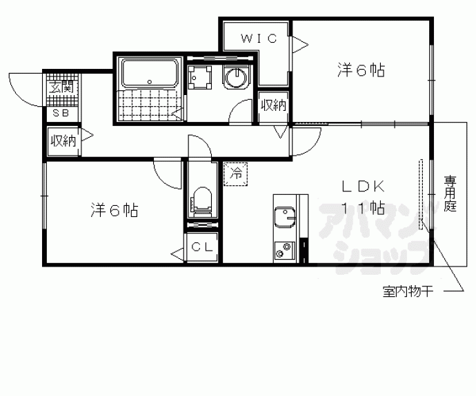 【ヴェルコート A棟・B棟】間取