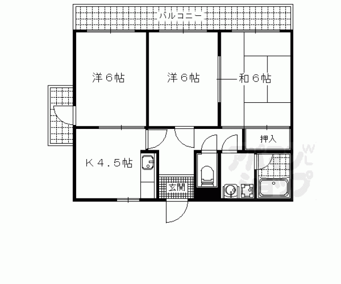 【グランメール桜野】間取