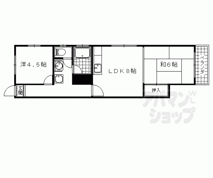 【Ｔ・山極ハイツ】間取