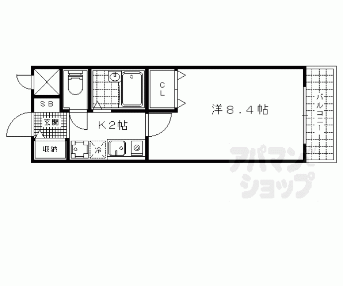 【KYOマンション】間取