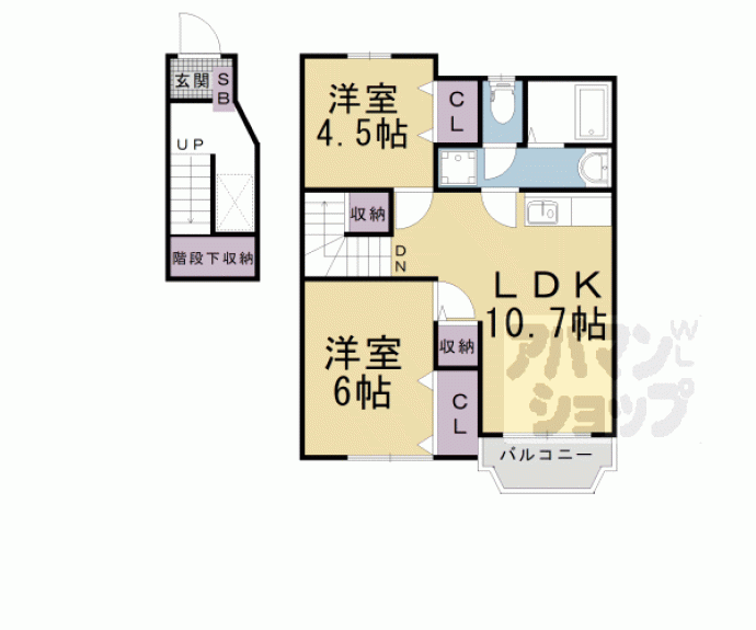 【アウローラ比叡Ⅱ】間取