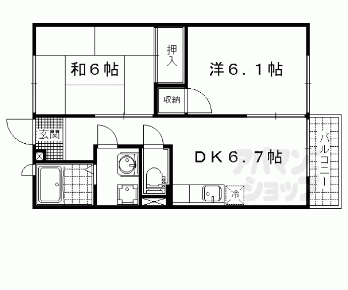 【メゾンエスポワールⅠ】間取