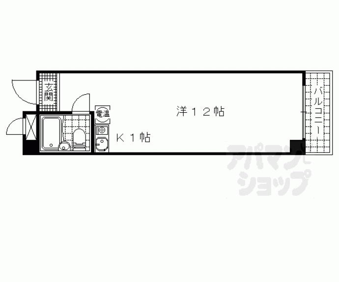【Ｔ・Ｏコーポ石山　Ａ棟】間取