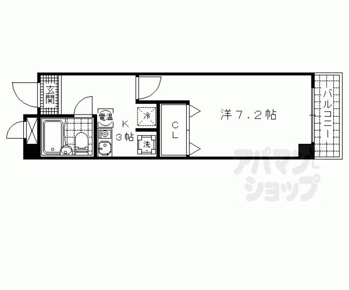 【Ｔ・Ｏコーポ石山　Ｂ棟】間取