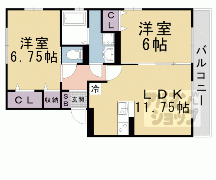【ＲＥＥＤ　ＯＴＴ＇ｓ　Ⅰ棟】間取