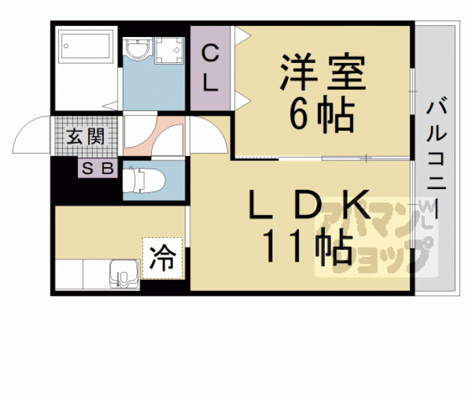 【グレースコーポⅢ】間取