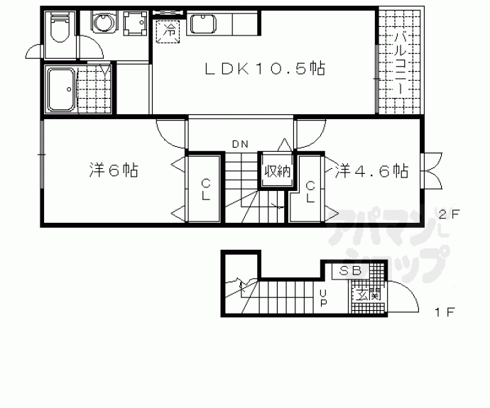 【パレミニョンⅠ】間取