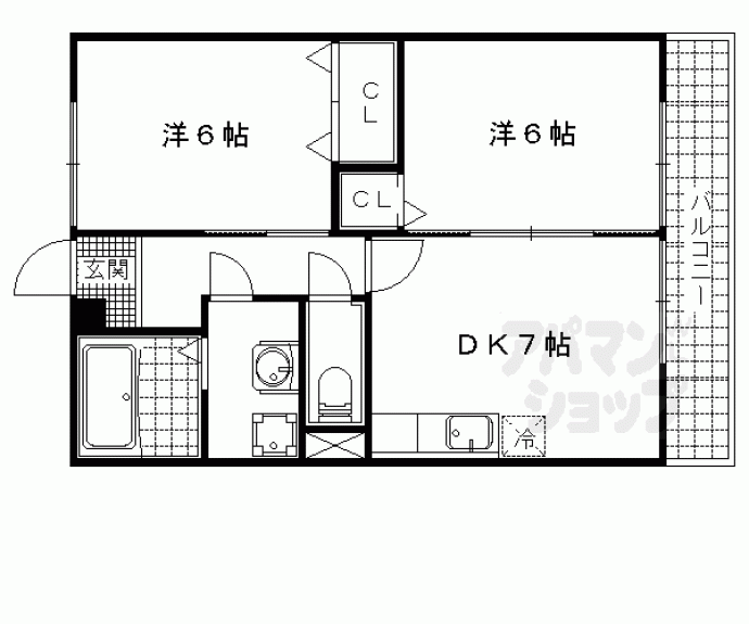 【メゾンエスポワールⅡ】間取