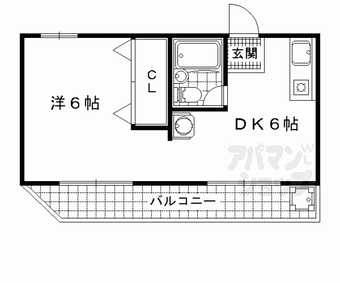 【ドミノリバーサイド】間取