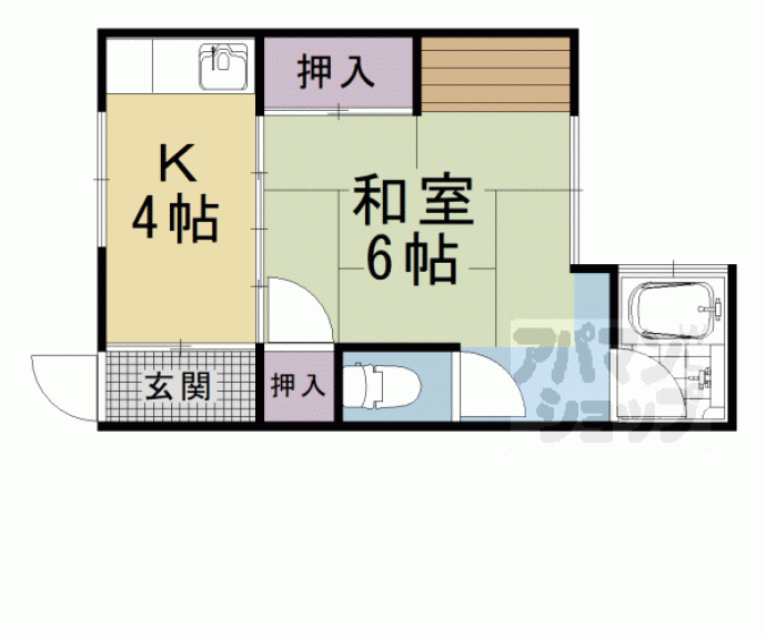 【コーポ清水】間取