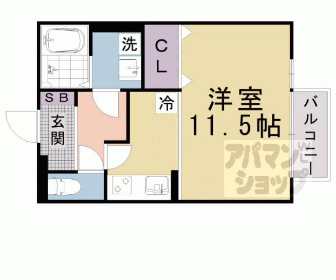 【モナリエコートⅠ】間取