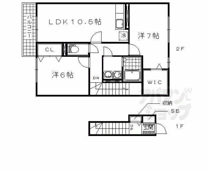 【グリーナ】間取