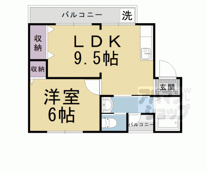 【グランコートビワコ】間取