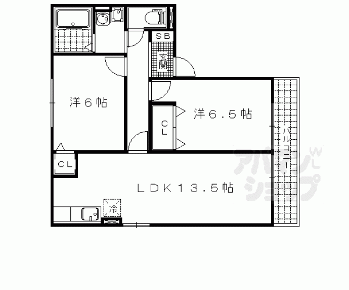 【ルミエール琵琶】間取