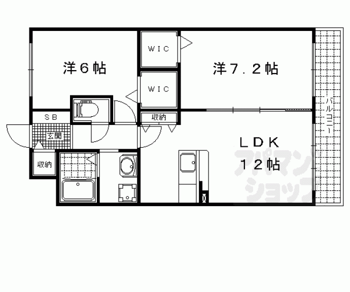 【Ｖｉｔａ　Ｆｌｏｒｅ】間取