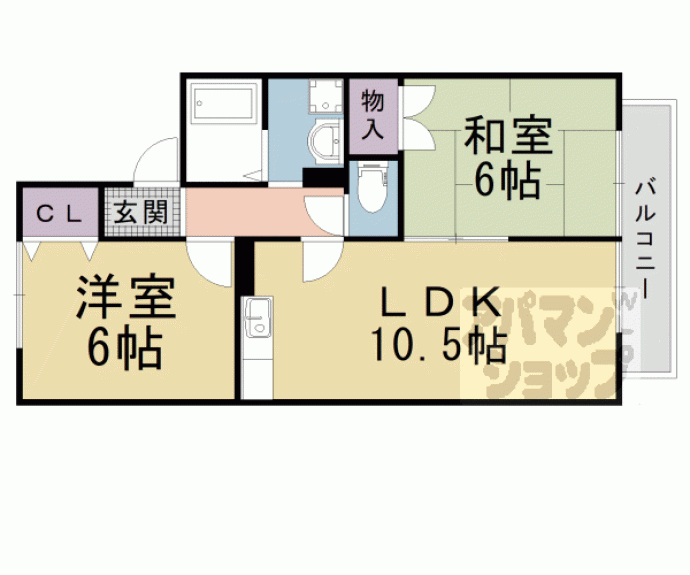 【コンフォートM】間取