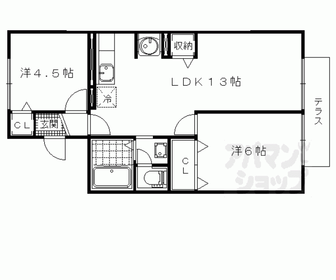 【セジュール真野】間取