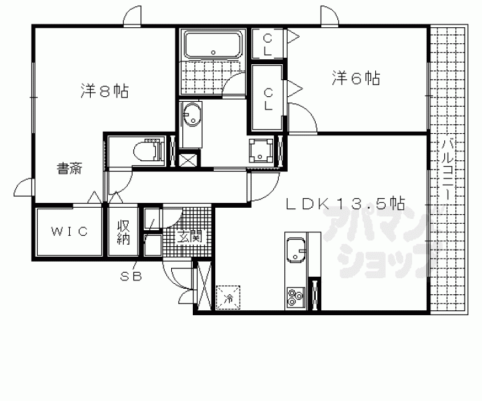 【カーサリシェス】間取