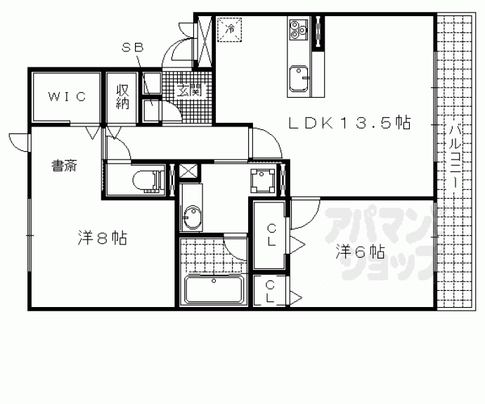 【カーサリシェス】間取