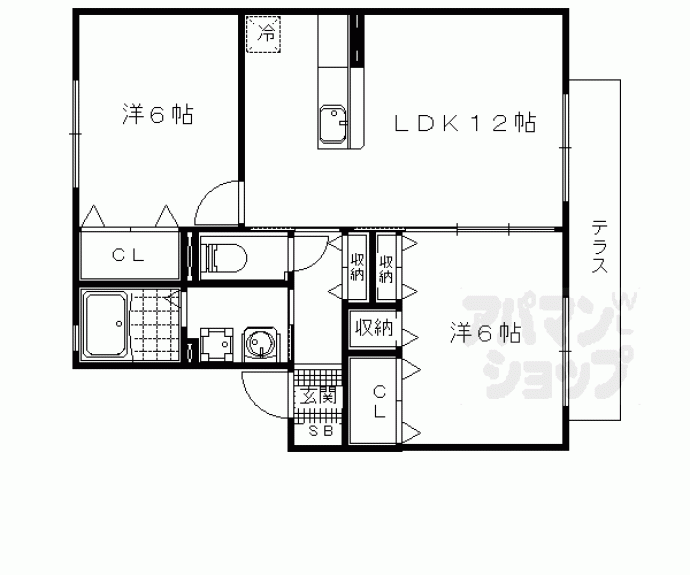 【セジュール堅田】間取
