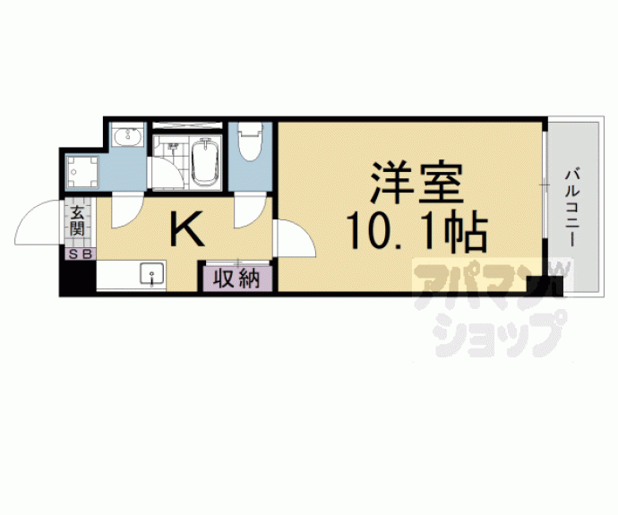 【エンゼルプラザ瀬田駅前】間取
