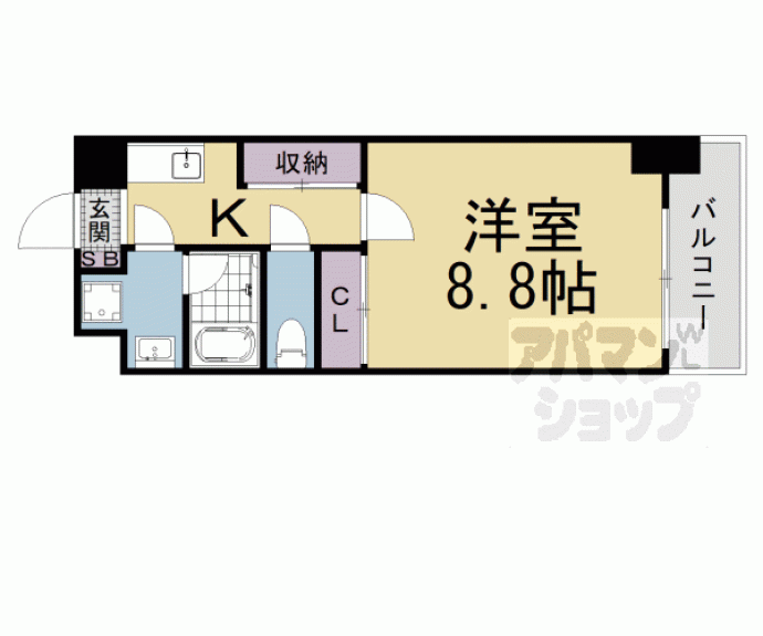 【エンゼルプラザ瀬田駅前】間取