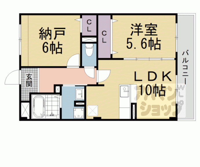 【マジコール　コーポ】間取