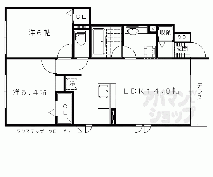 【Ｋ’ｓ　Ｆｅｒｉｏ　Ａ棟】間取