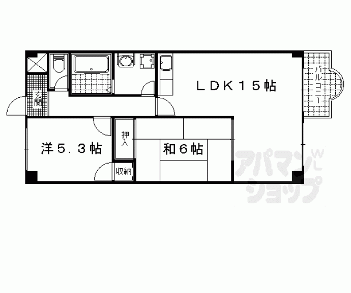 【ガーデンスクエア瀬田】間取