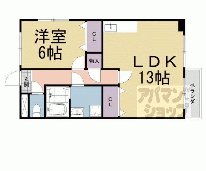 【ブエナビスタ大津ウエスト】間取