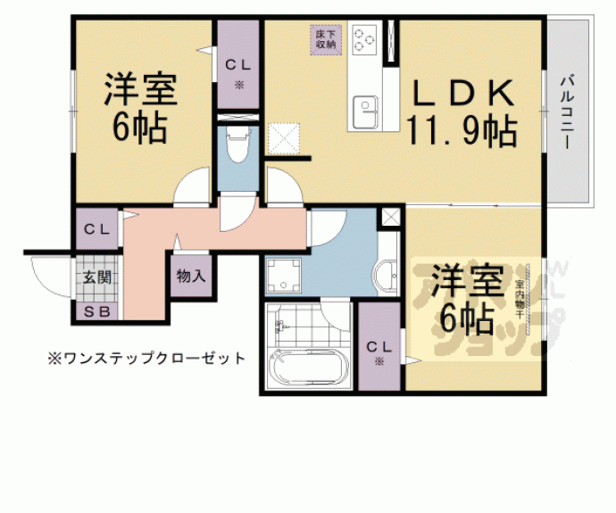 【Ｌｉｌｙ　Ｏａｋ】間取