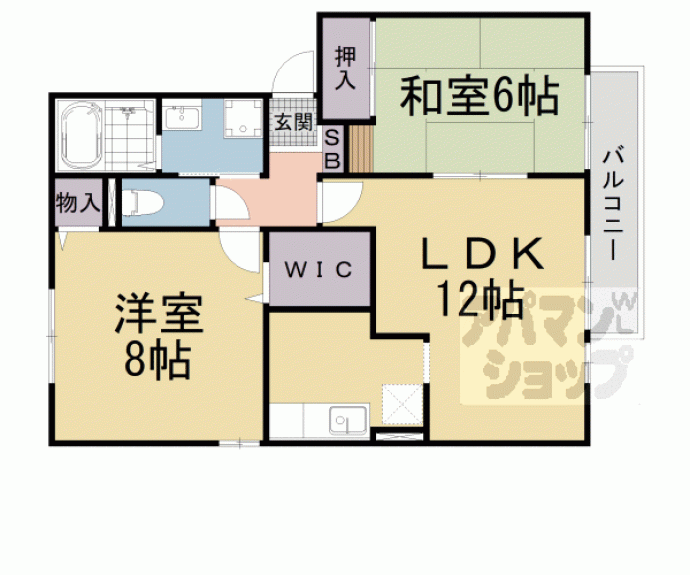 【パティオドリーム A棟】間取