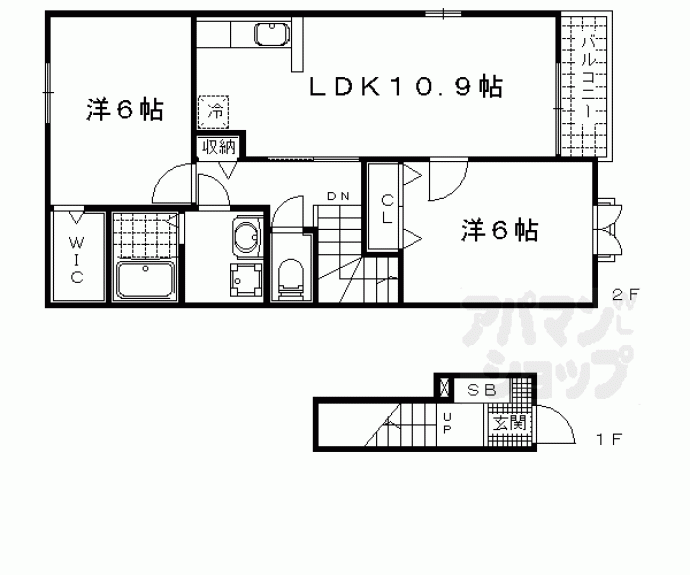 【レイクともⅠ】間取