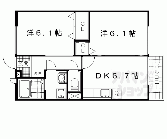 【グリーンハイツカミヤ】間取