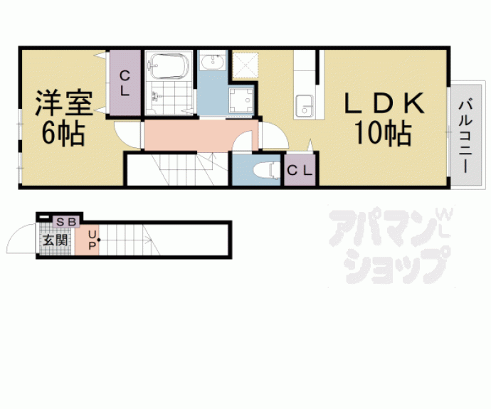 【ソレイユカヤノ】間取