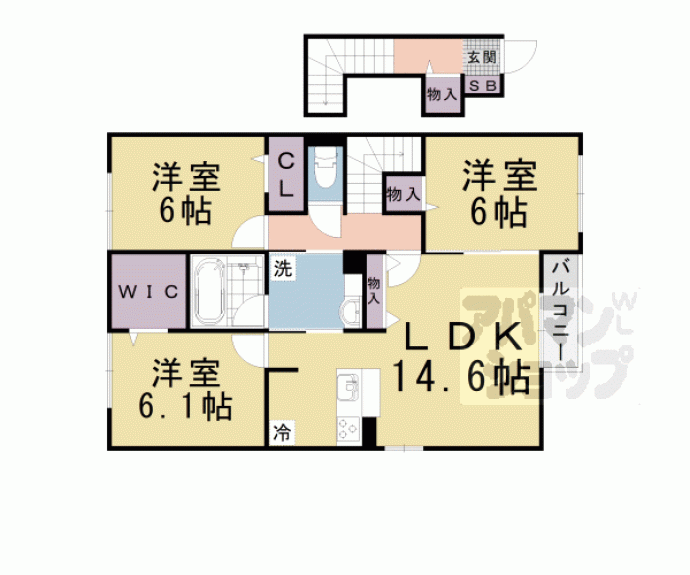 【フェリーチェ　ファミリア】間取