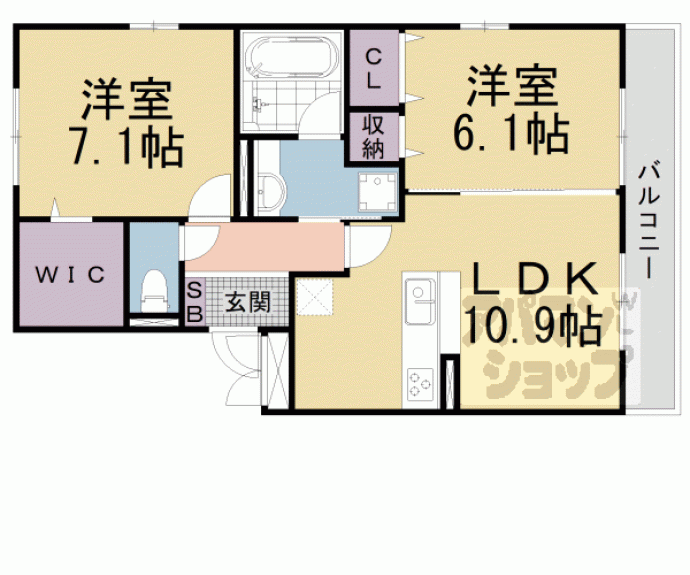 【フェリーチェ ファミリア】間取