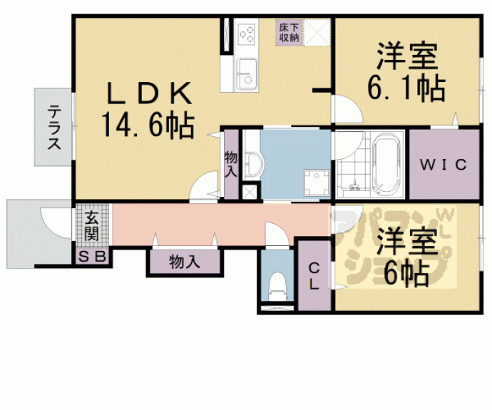 【フェリーチェ ファミリア】間取