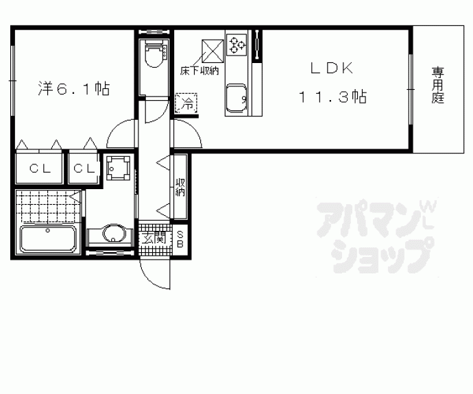 【ラ　ルーチェ　一里山】間取
