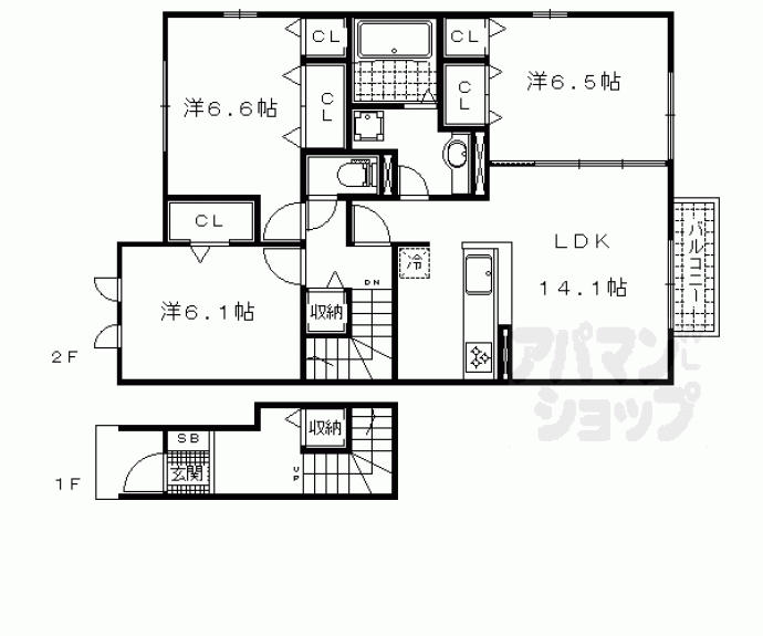 【ｌａ　ｃｈａｎｃｅ】間取