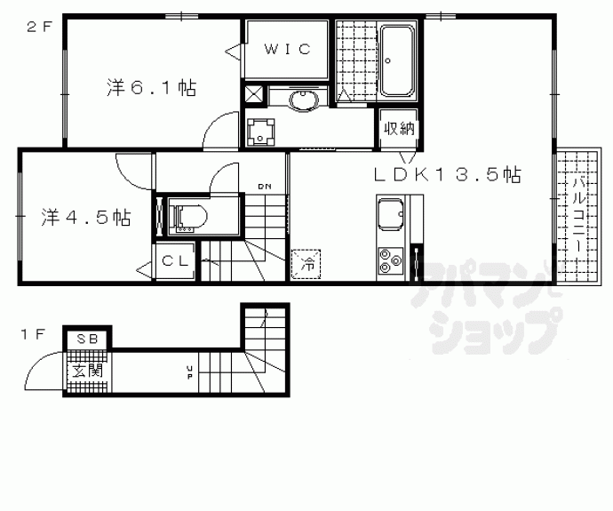 【セジュール６２３　Ⅱ】間取