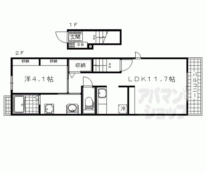 【オーブ瀬田】間取
