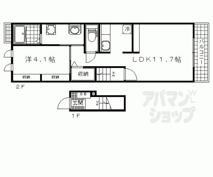 【オーブ瀬田】間取