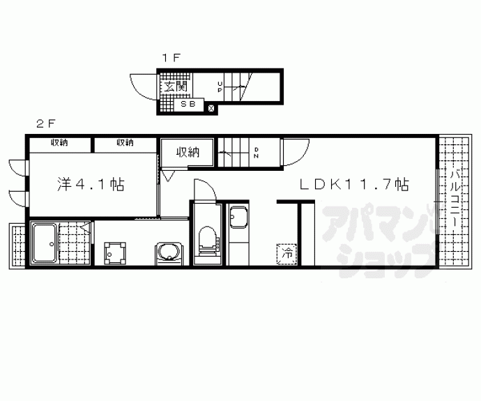 【オーブ瀬田】間取
