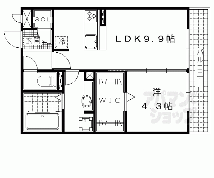 【セジュール神宮道】間取