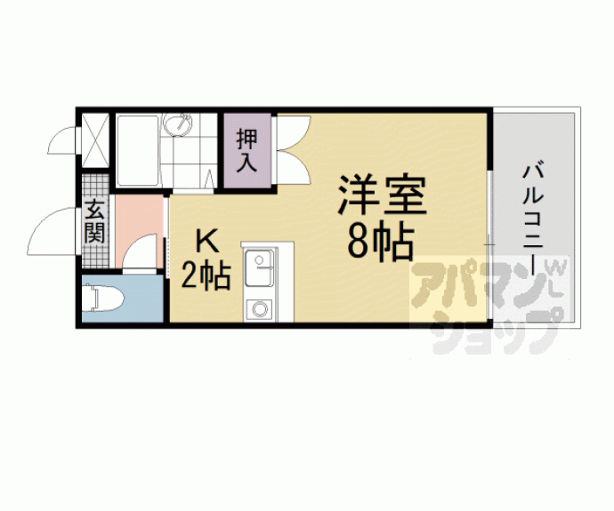 【マンション白崎】間取