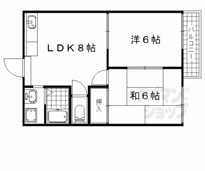 【ハイツアルペンローズ】間取