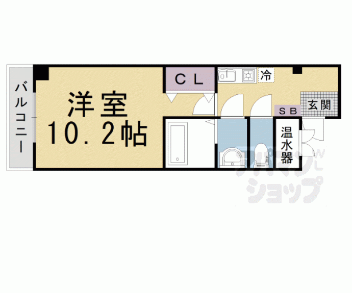 【浜大津ヒルズ】間取