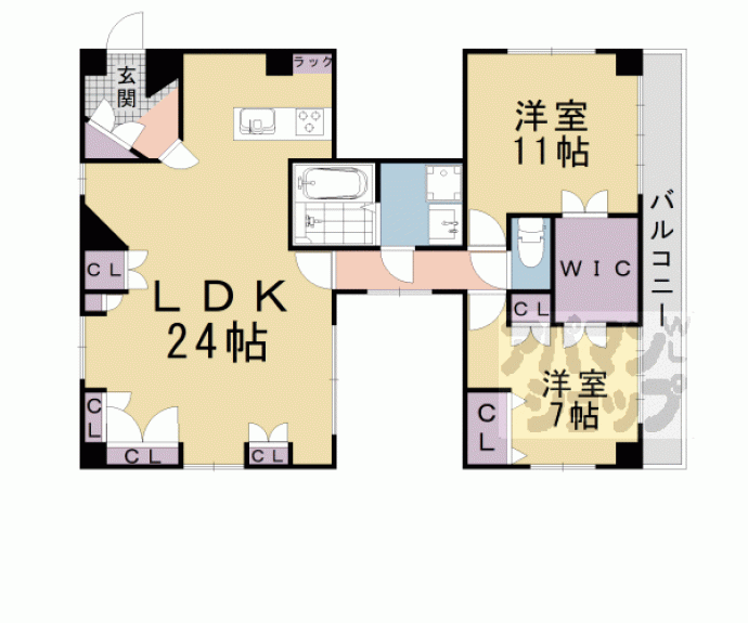 【レジデンス大津】間取