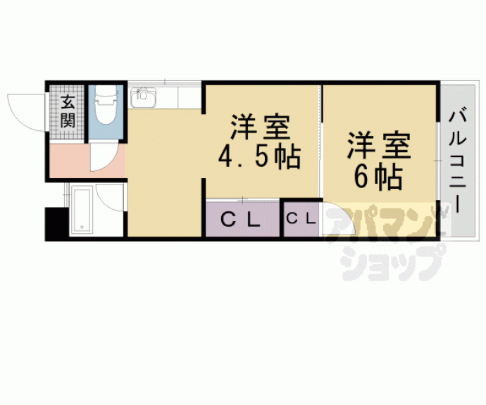 【ヤマモトハイツ】間取